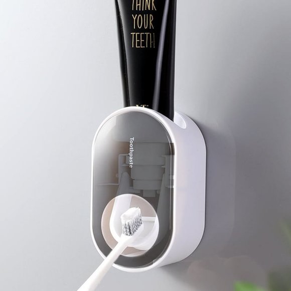 Automatic Toothpaste Dispenser Wall-Mounted and Toothpaste Rack Free/Punch Free - Picture 9 of 10